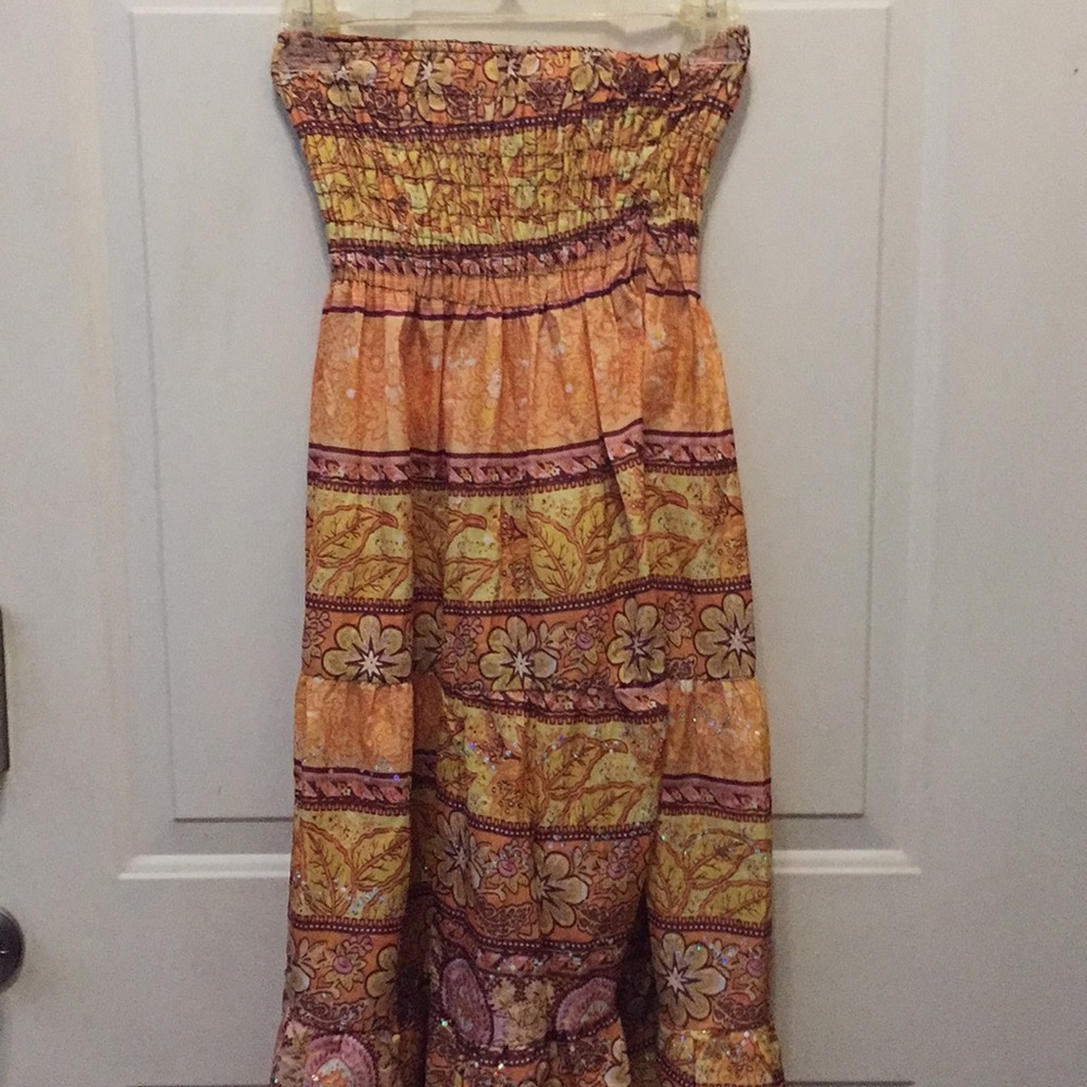 Tube top dress